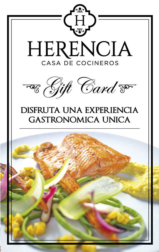 GiftCard Herencia Resto